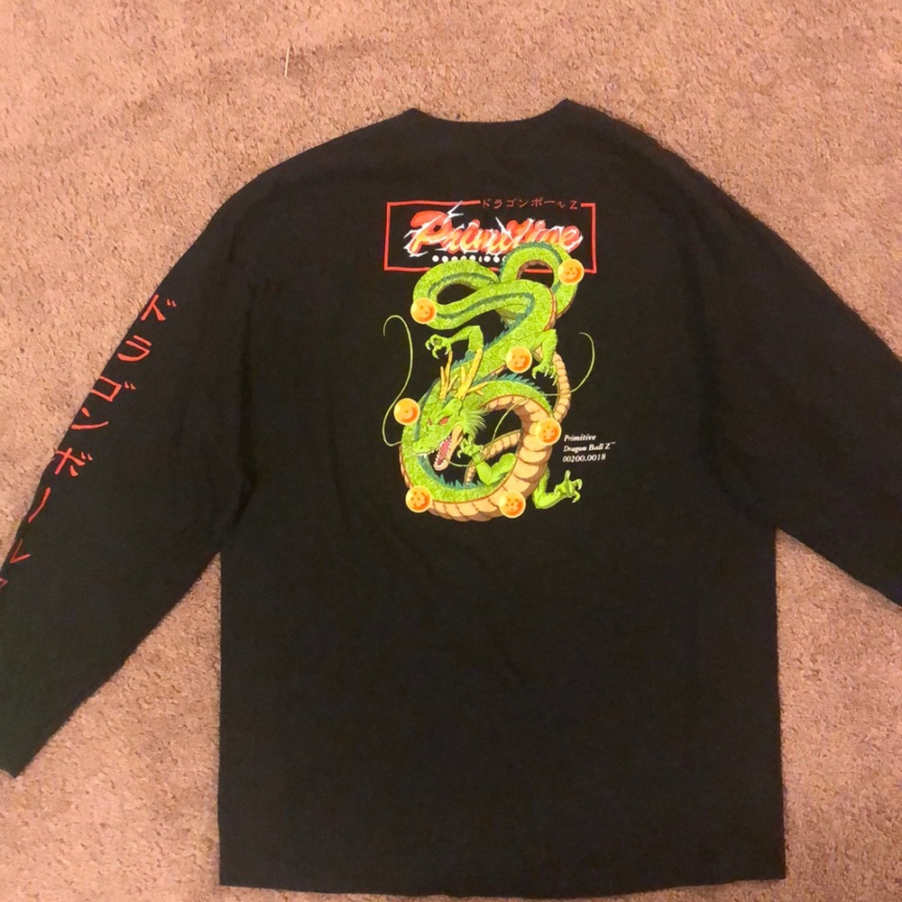 Primitive x dragon ball z long sleeve shirt